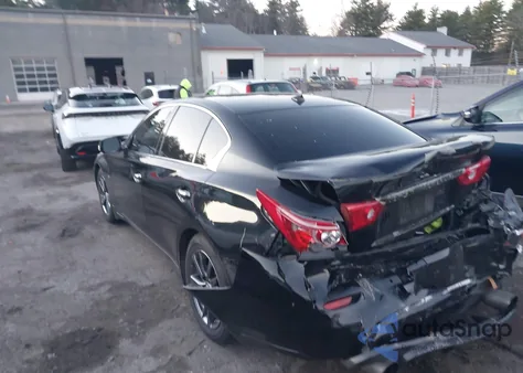 2015 Infiniti Q50 Premium from USA, damaged, VIN JN1BV7AR4FM414256